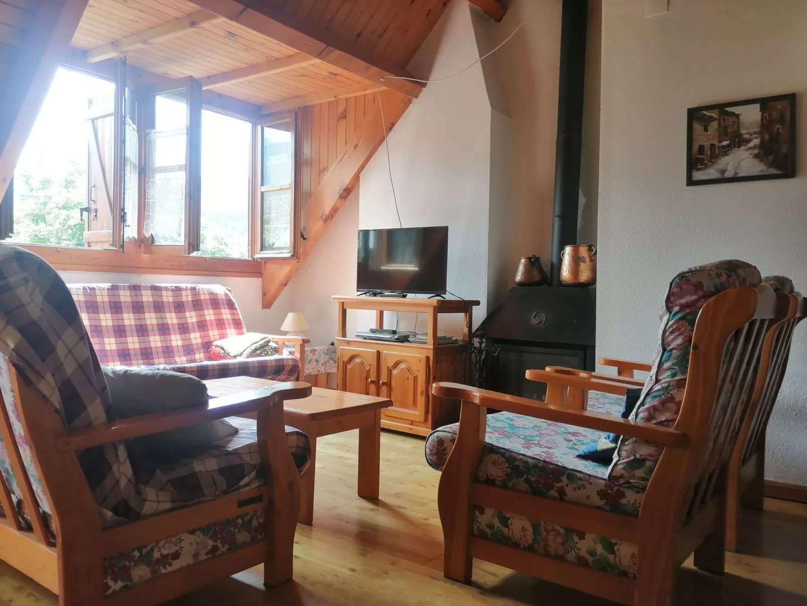 Geräumige Maisonette mit Kamin Isard 2 Vall de Boí-Binnen