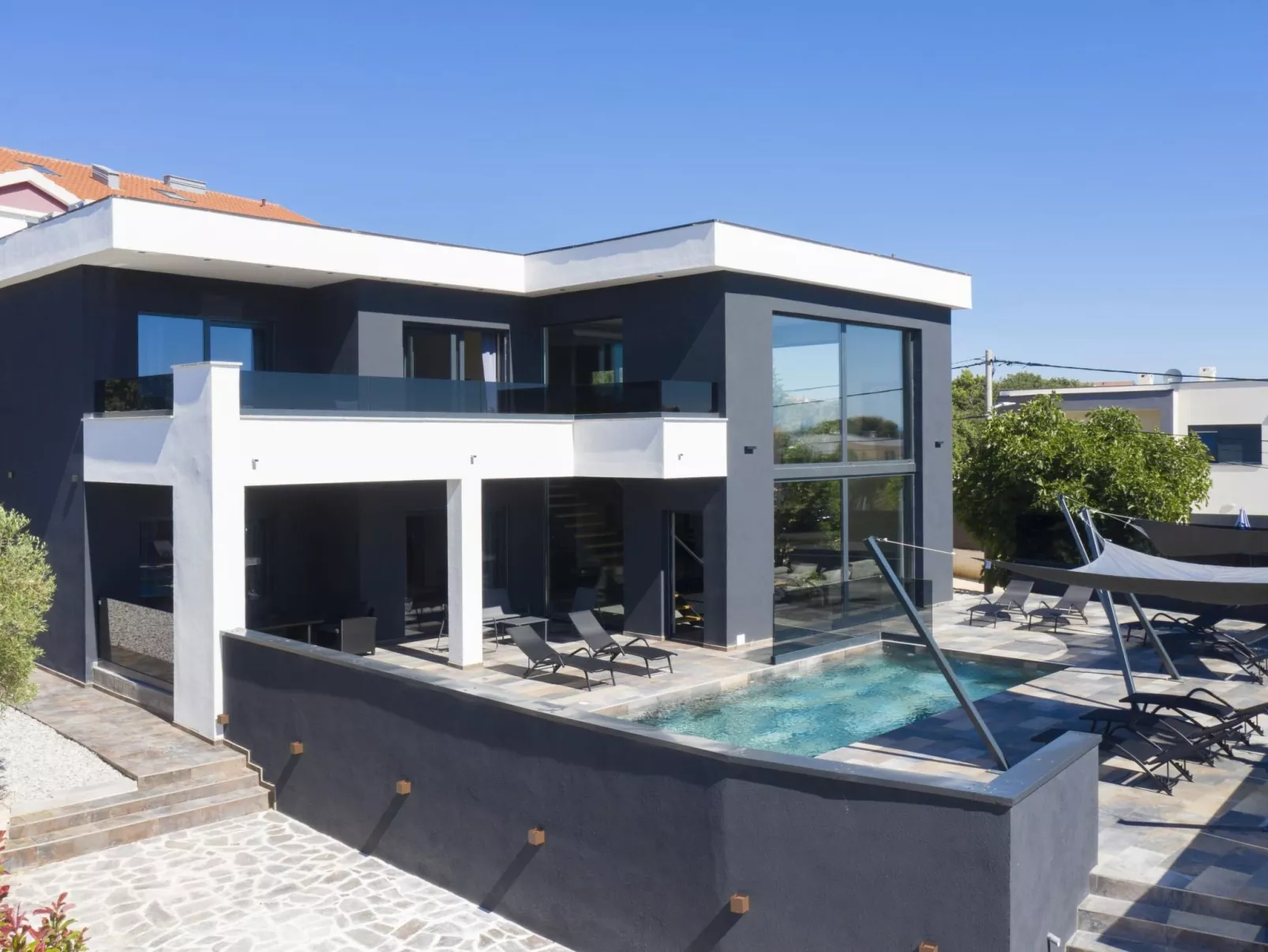 Villa Blick Istrien in der Nähe des Meeres-Buiten