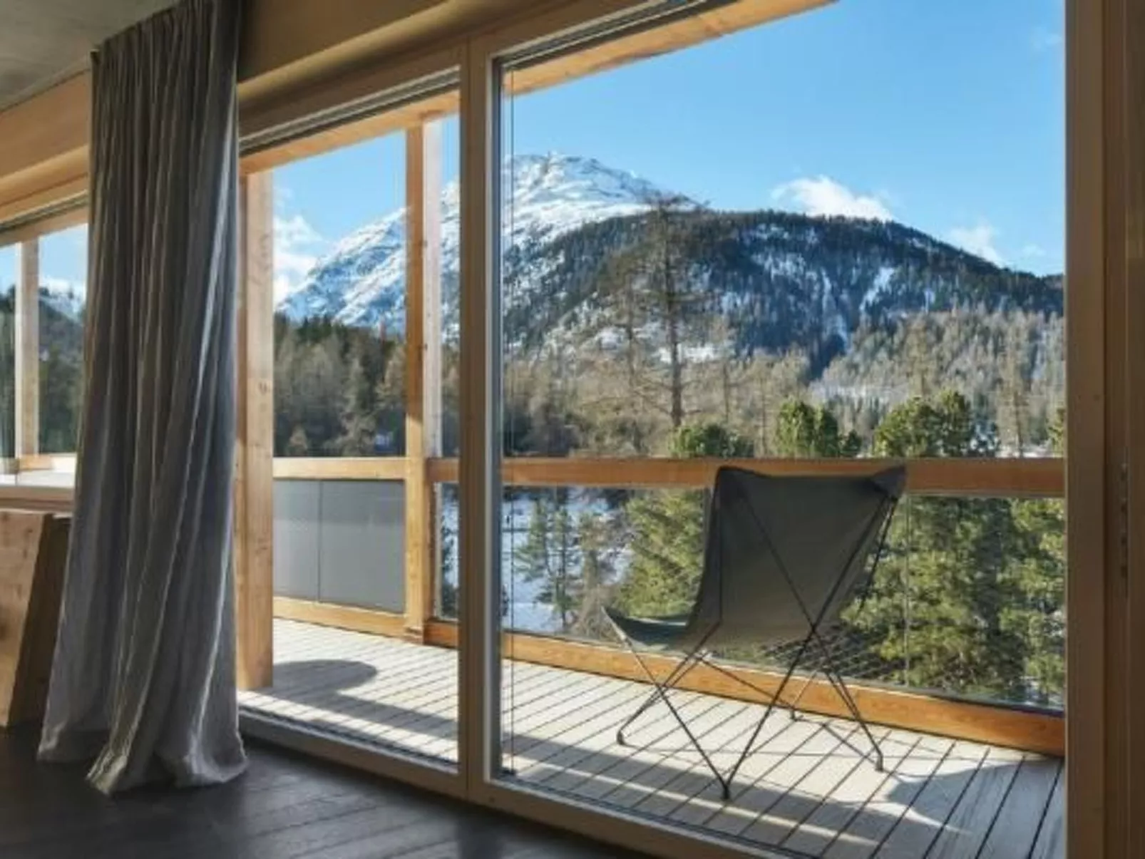 Alpine Lodge 4-Bett-Wohnung - Chesa a la Punt-Buiten