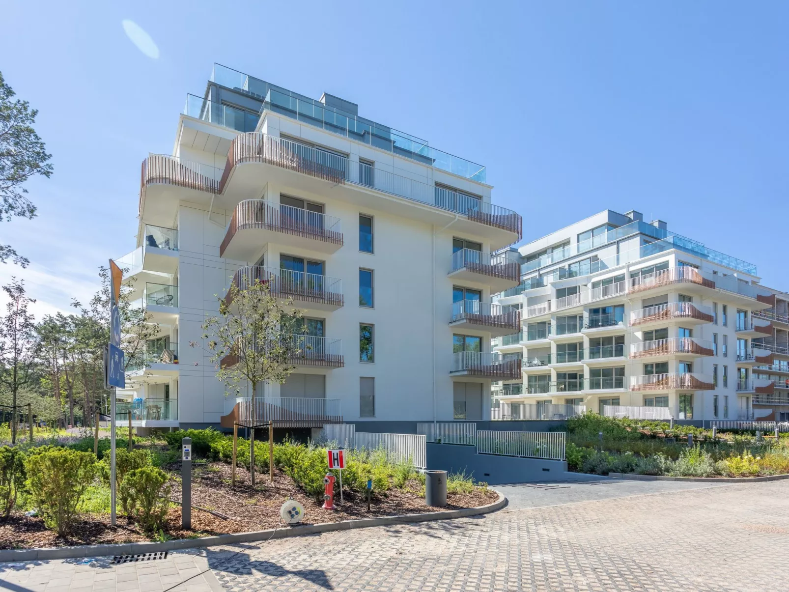 Topmoderne Ferienwohnung Albus 419-Buiten