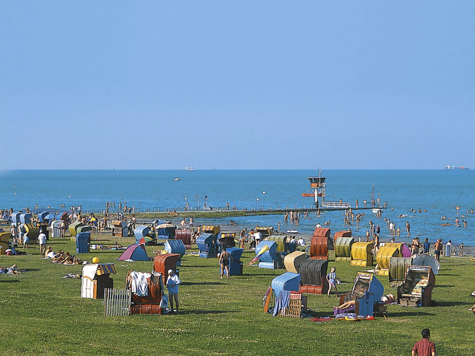 In der Nähe  vom Deich und Strand-Omgeving