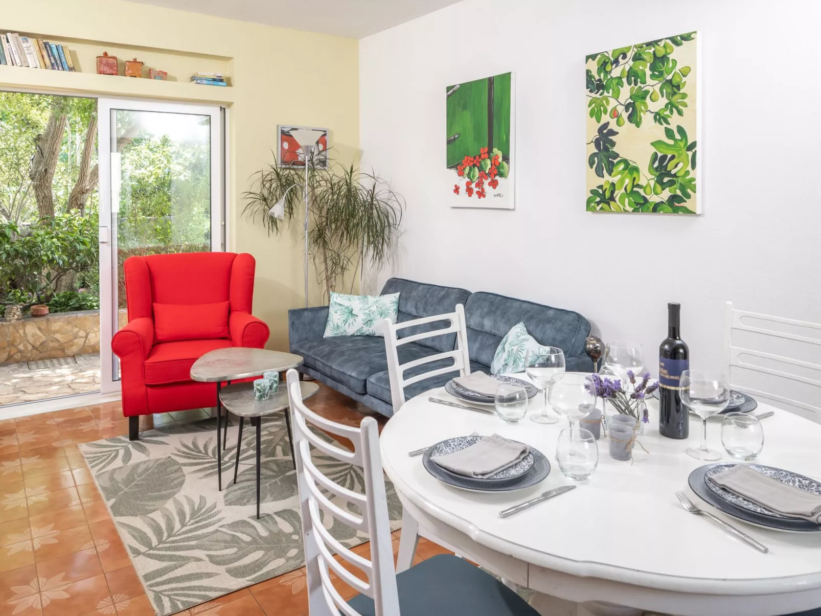 In Rudina mit Privatem Pool-Binnen