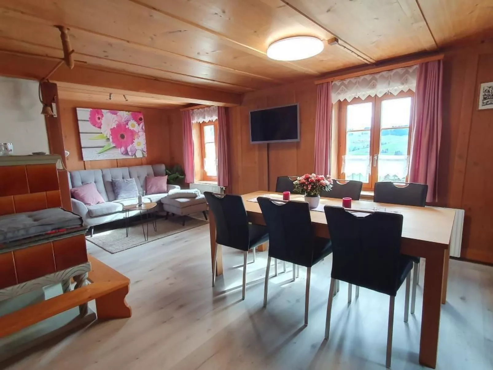 In einem heimeligen Berner-Stöckli-Binnen