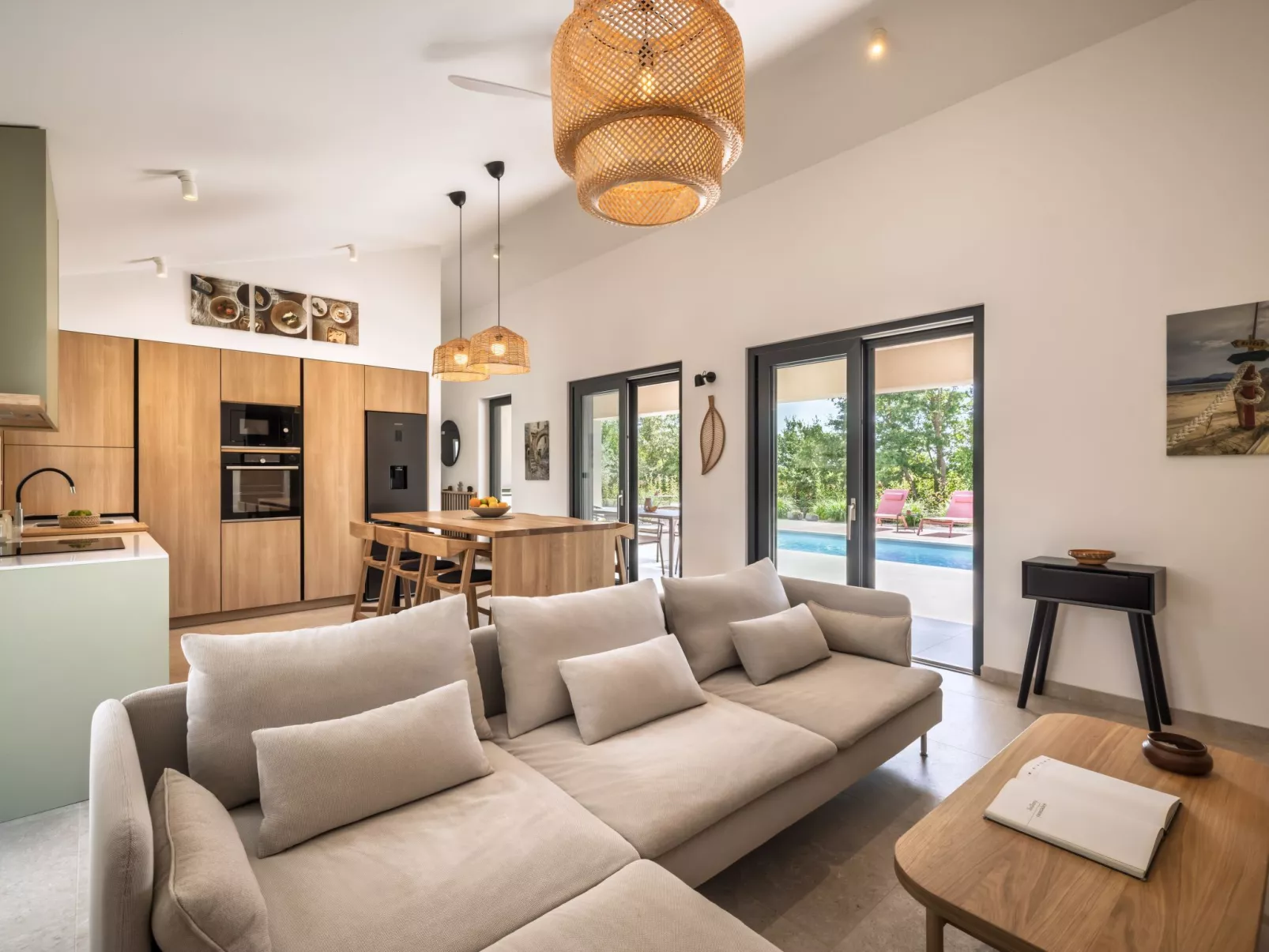 Design Villa Nux für 5 Personen mit beheiztem Pool-Binnen