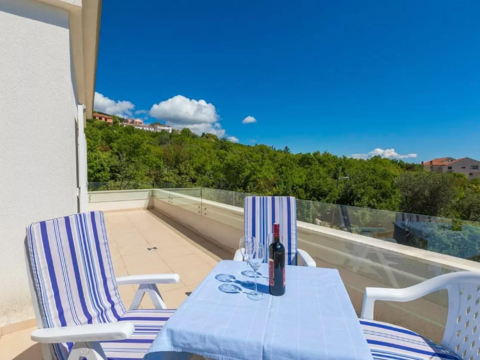 Appartement in Dramalj mit Eigenem Balkon-Buiten