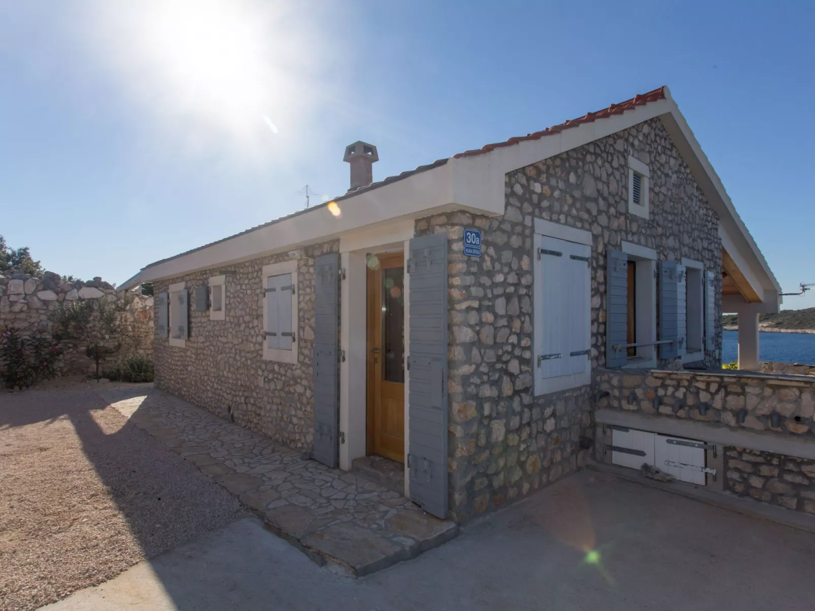 In Sevid mit Gemeinsamer Terrasse und Meerblick-Buiten