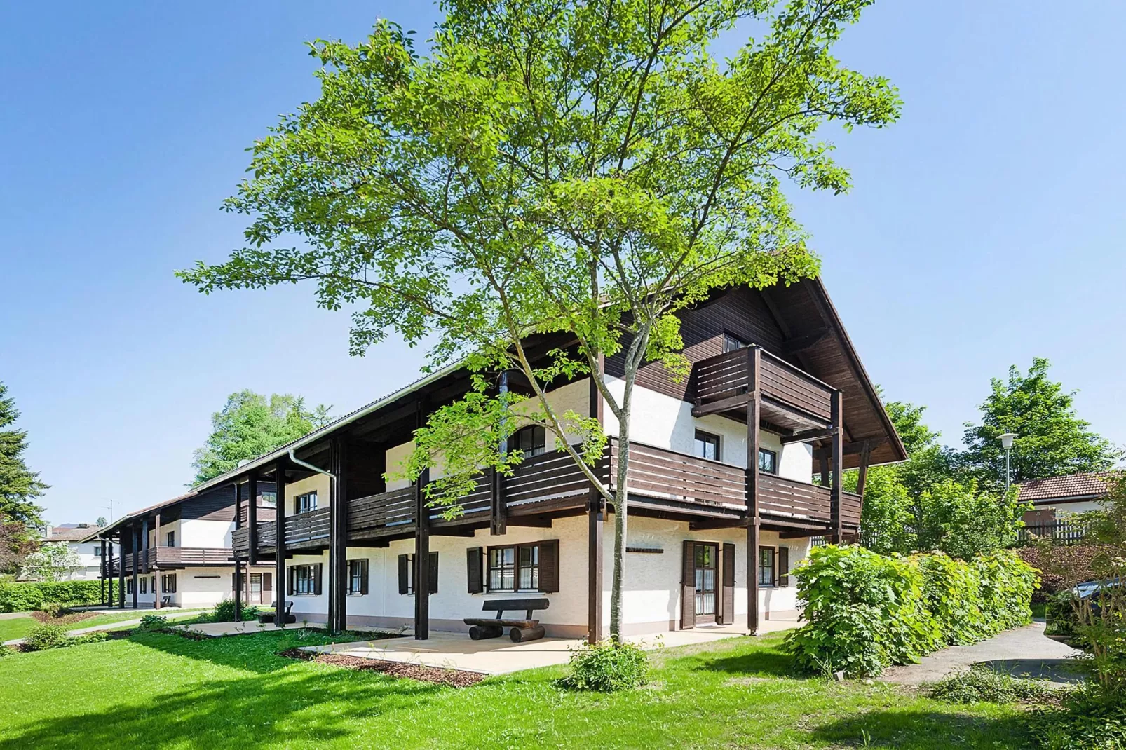 Holiday resort Bäckerwiese Wohnung EG mit Terrasse-Buitenkant zomer