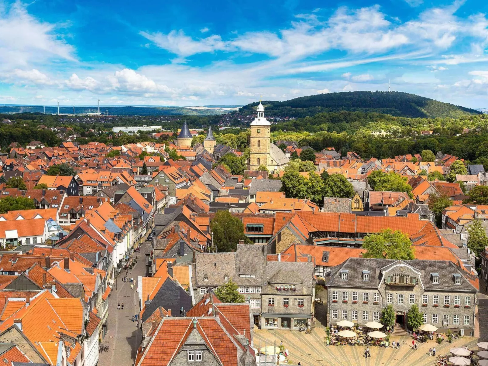 In Goslar mit Terrasse und Grill-Buiten