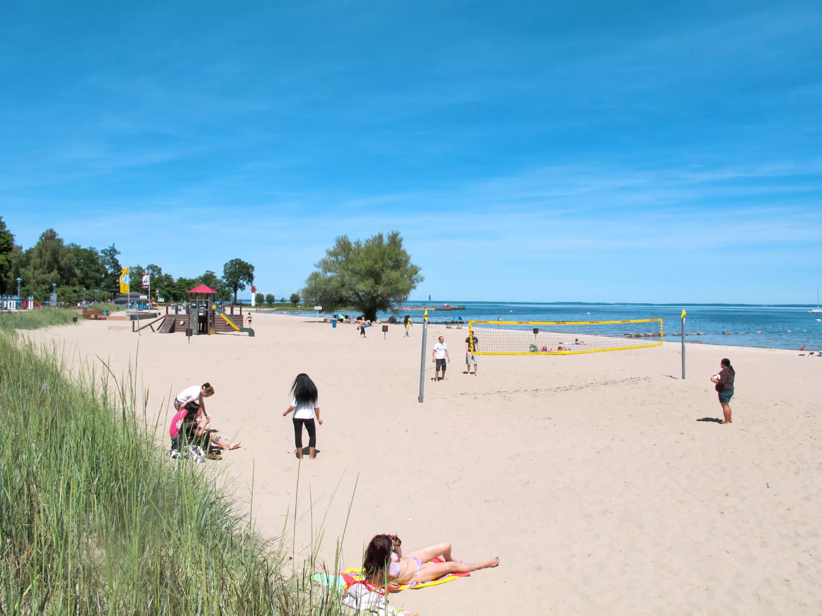 Wohnung an der Ostsee mit Blick auf den Yachthafen-Omgeving