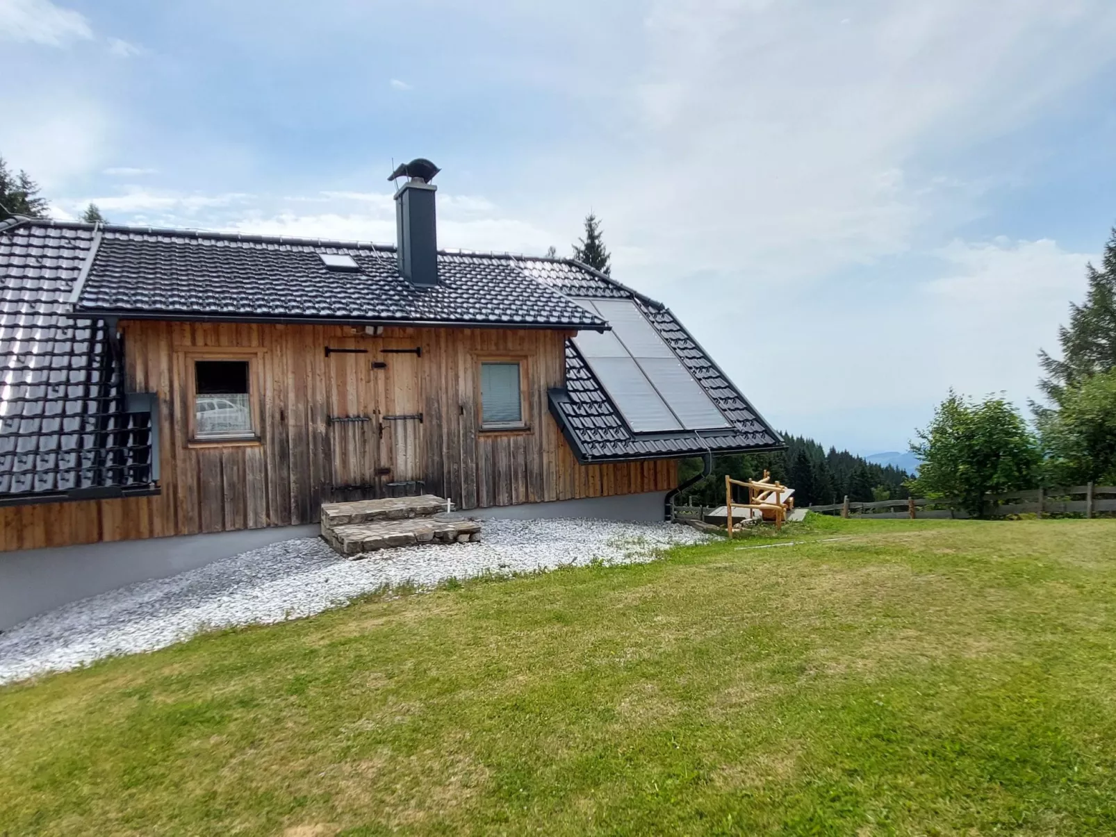Zirbenholzalmhütte mit fantastischem Ausblick