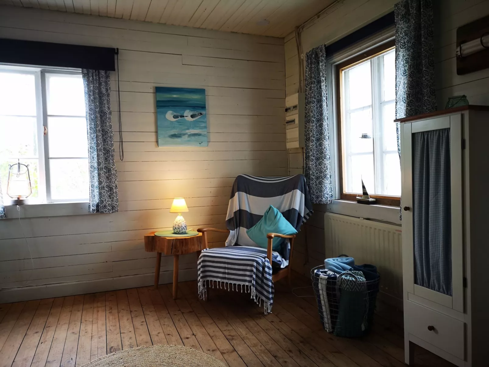 Niedliches Schwedenhaus.-Binnen