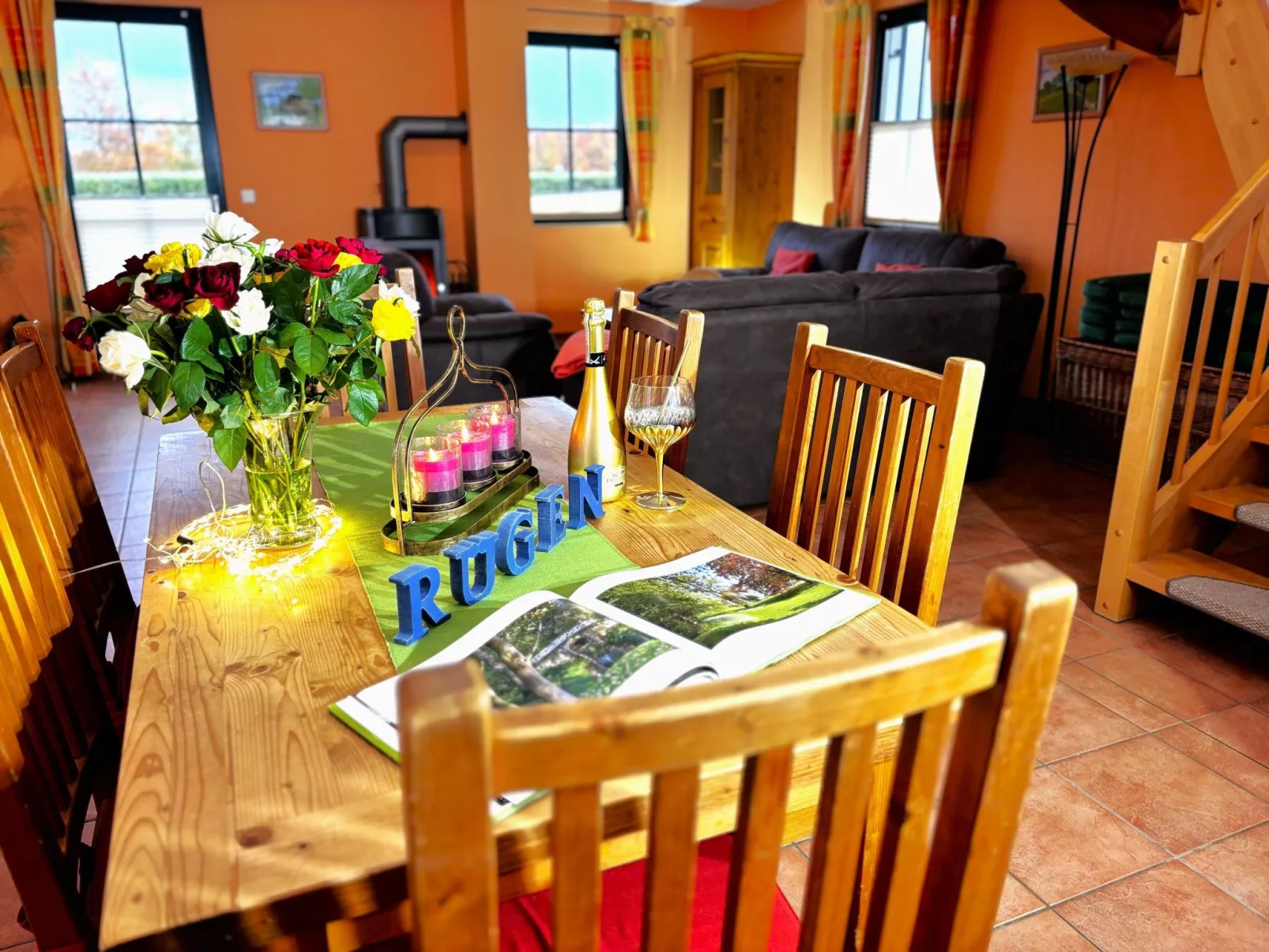 Reethaus Vera am Meer mit Sauna und Kamin-Binnen