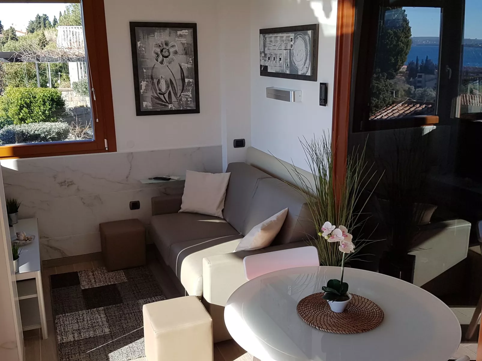 Appartement Deluxe mit Balkon und Meerblick-Binnen