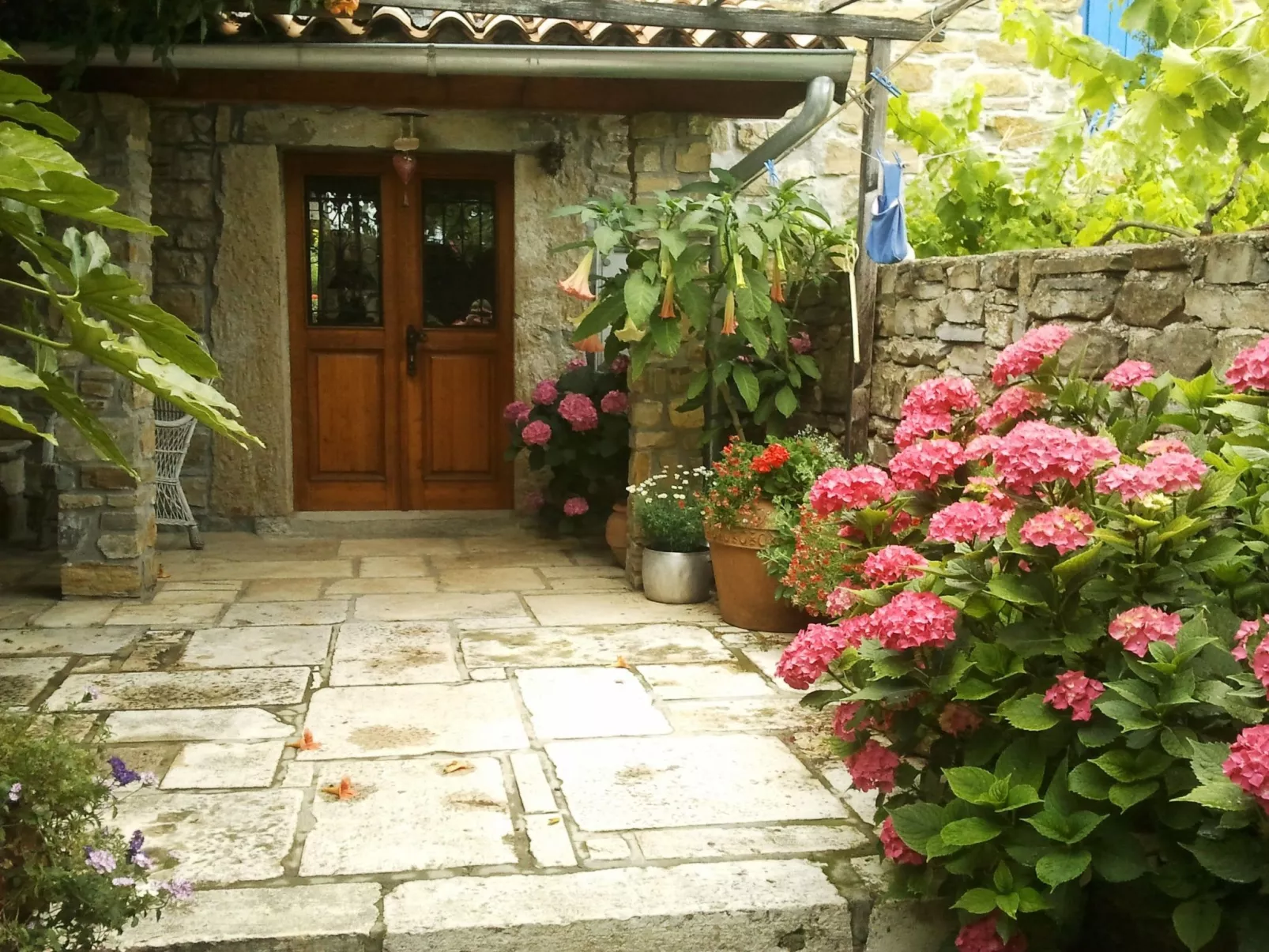 Istrisches Steinhaus-Buiten