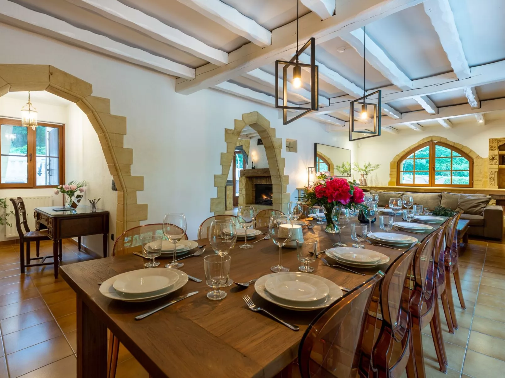 Luxus-Ferienhaus mit beheiztem Pool in der Dordogne-Binnen