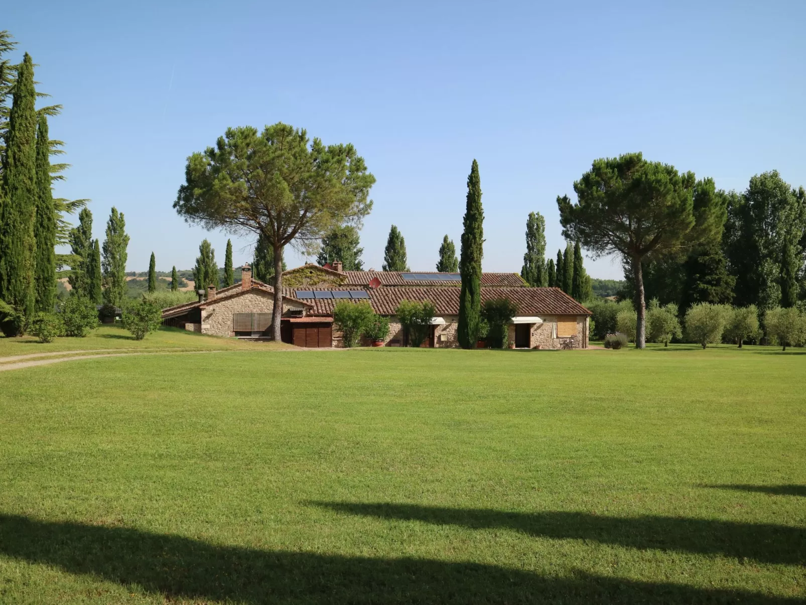 Wohnung in Sarteano mit Privatparkplatz-Buiten