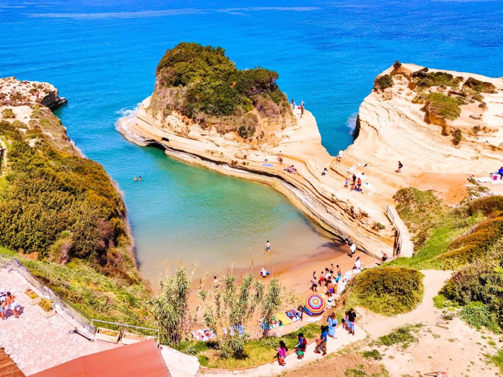 Tolle Villa am Meer in Sidari - perfekt für Familien-Buiten