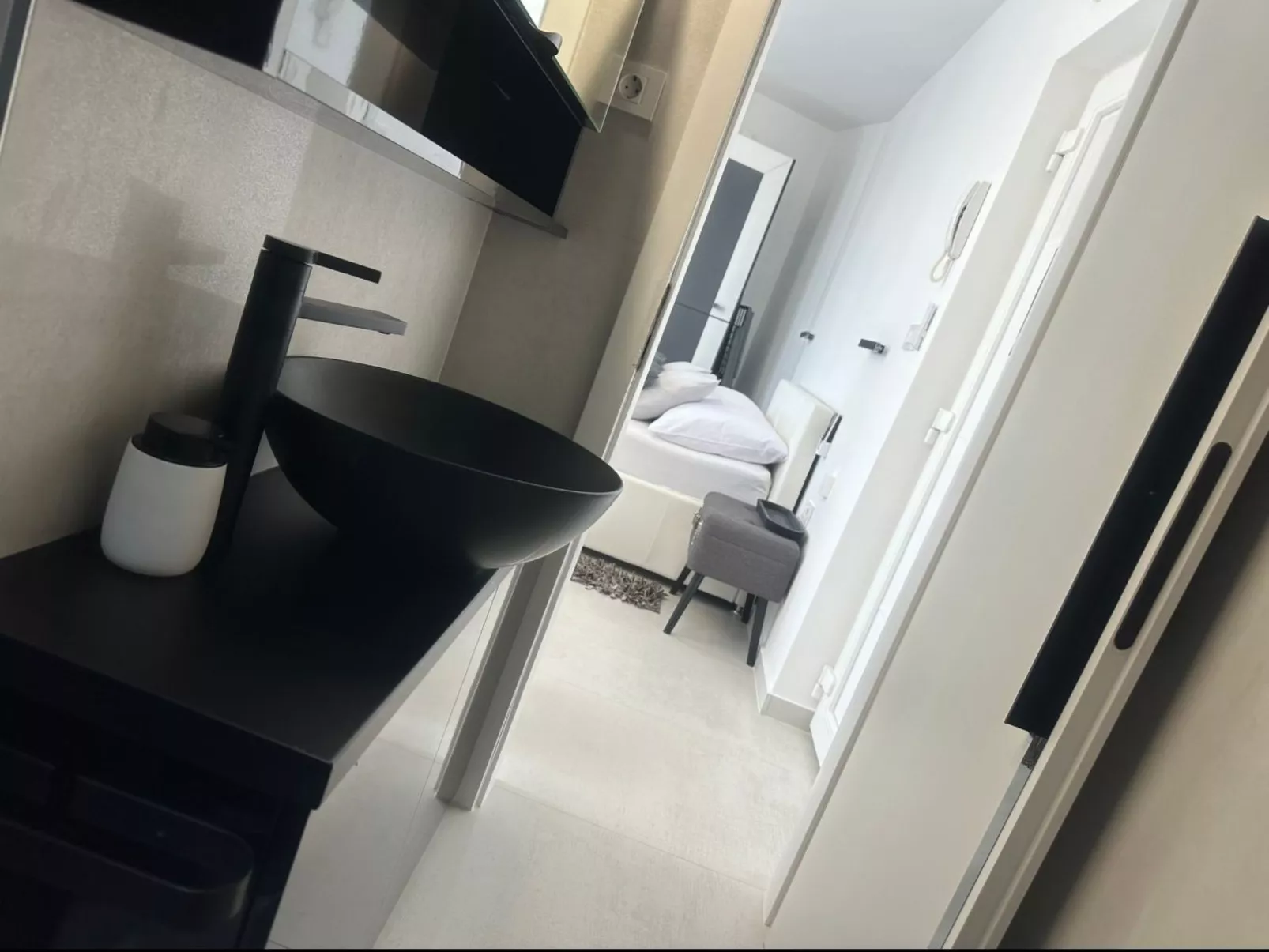 Fiorino Apartment-Studio Rijeka mit Balkon-Binnen