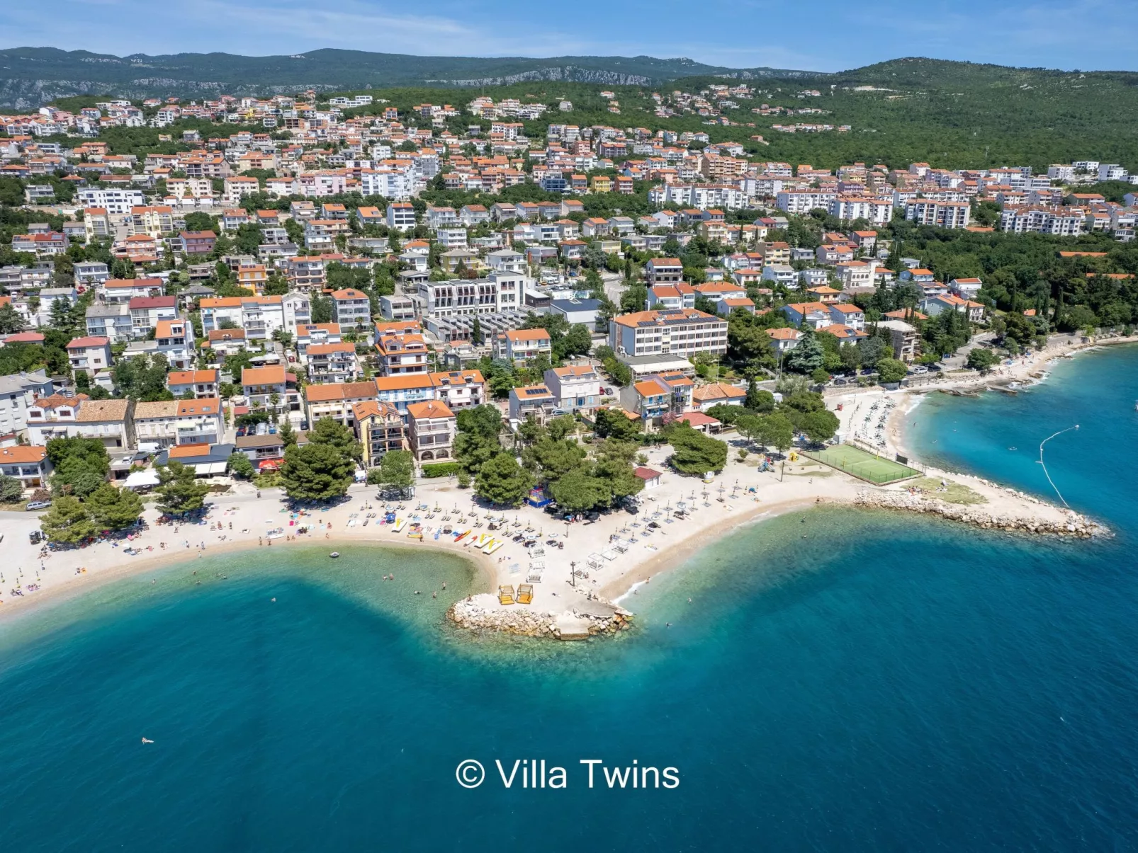 Villa Twins Superior in Crikvenica, Kvarner Bucht-Buiten