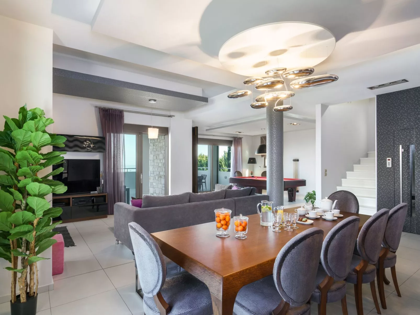 Ferienvilla "Oak Luxury" mit eigenem Pool-Binnen