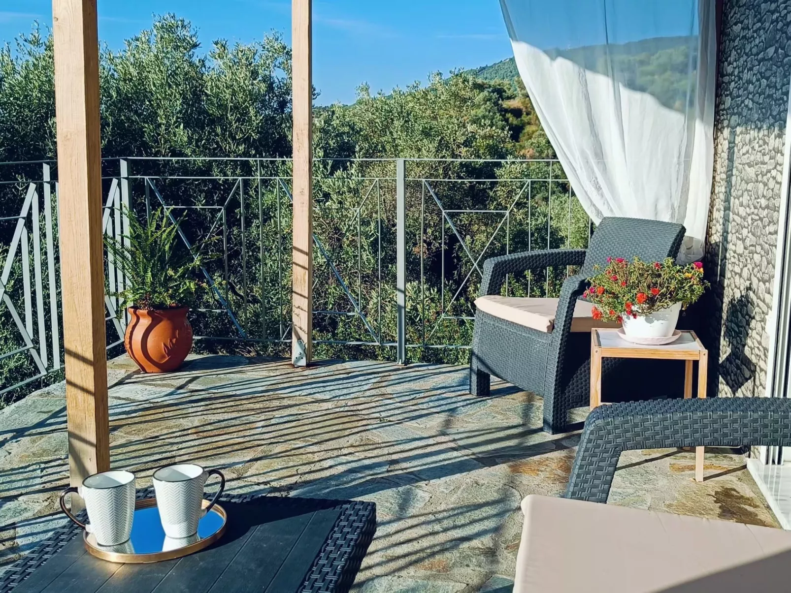 SkyFrame Villa mit atemberaubendem Blick auf das Meer...-Buiten