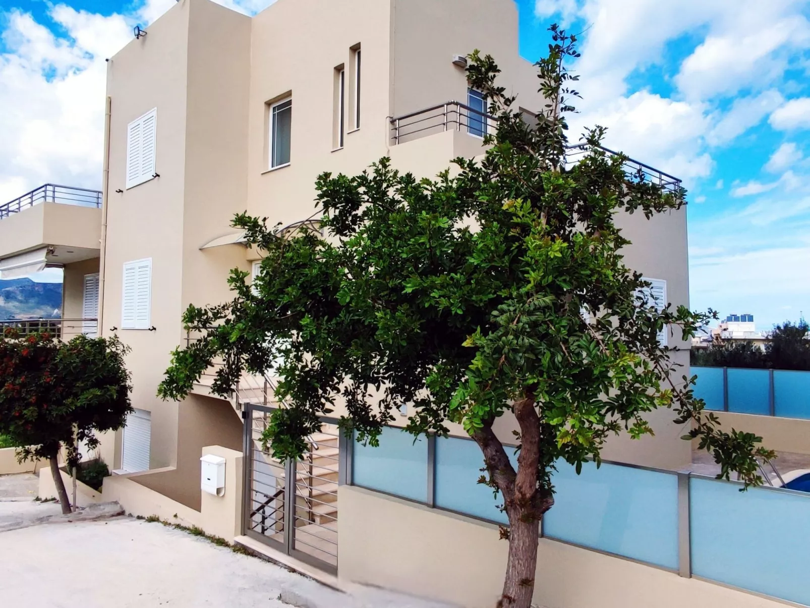 Haus in Agii Theodori mit privatem Pool und Panoramablick-Buiten