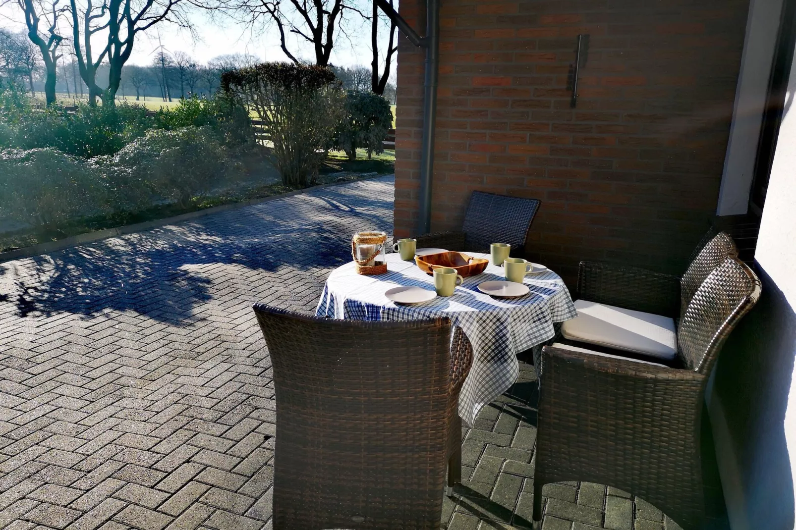 Ferienhaus Lukas in Lintig-Terrasbalkon