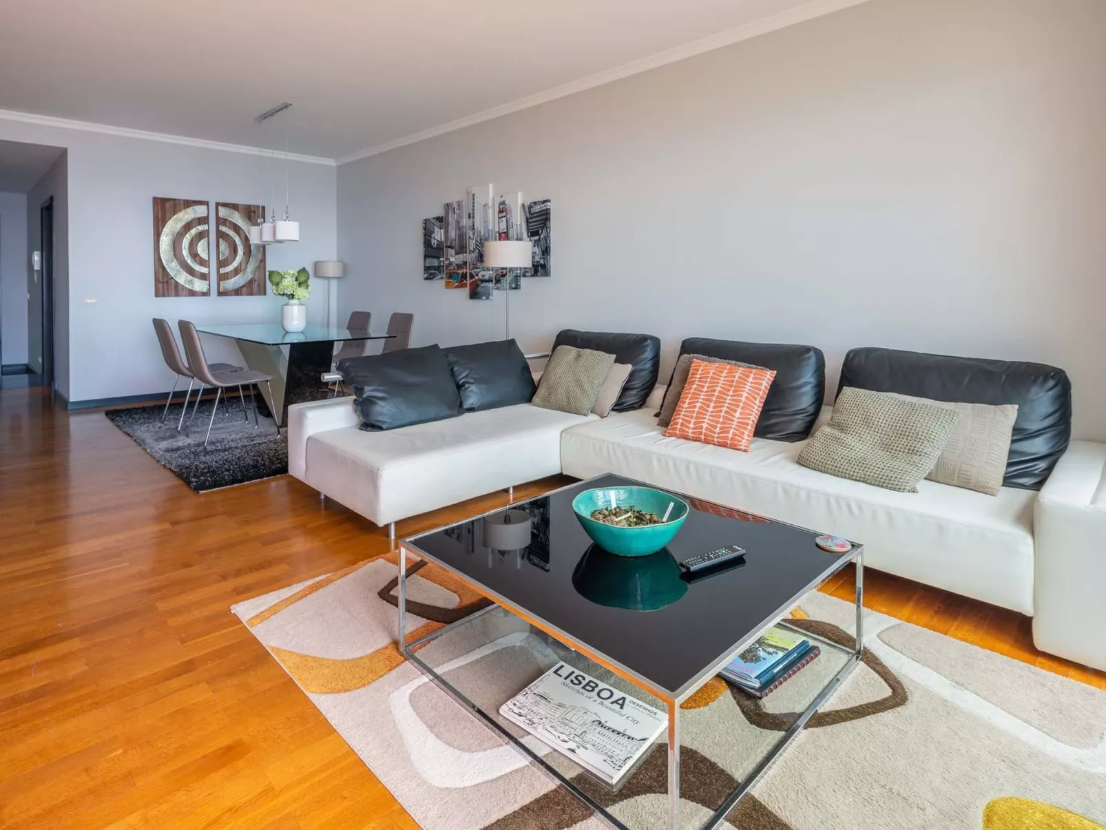 Modernes Terrassenapartment am Meer-Binnen