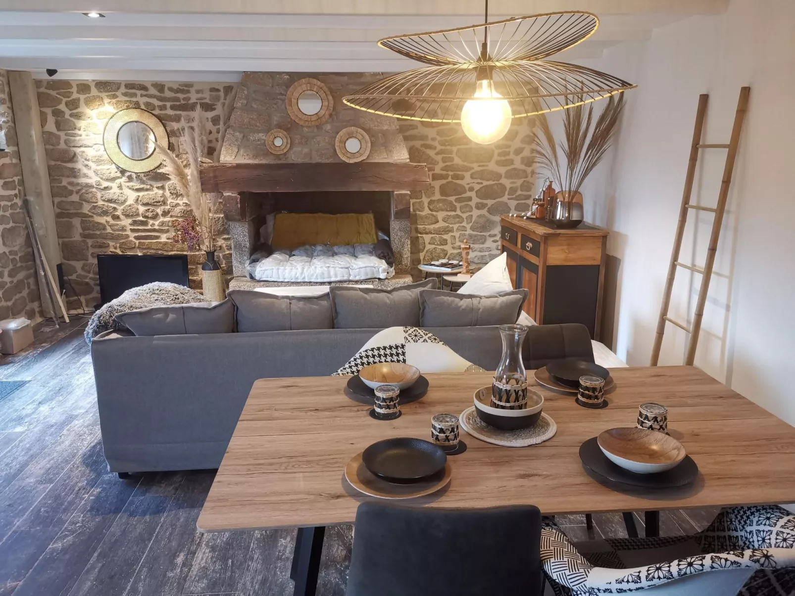 50 ml vom Meer entfernt. Plouneour Trez-Binnen