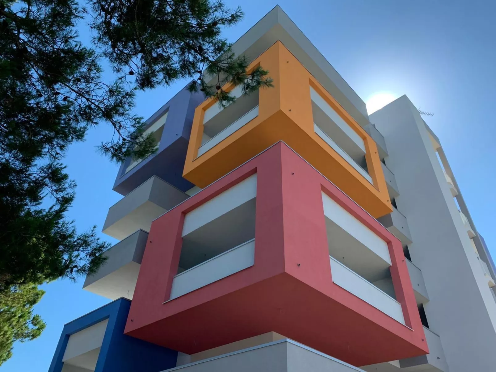 Einzimmerwohnung 'Saturnotel 502' mit Balkon-Buiten