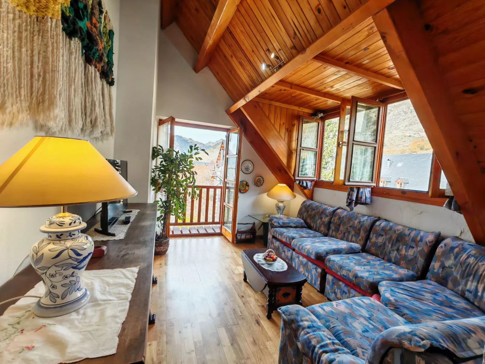 Duplex Muntanyó 2 mit Balkon und Blick auf den Berg Vall de Boí-Binnen