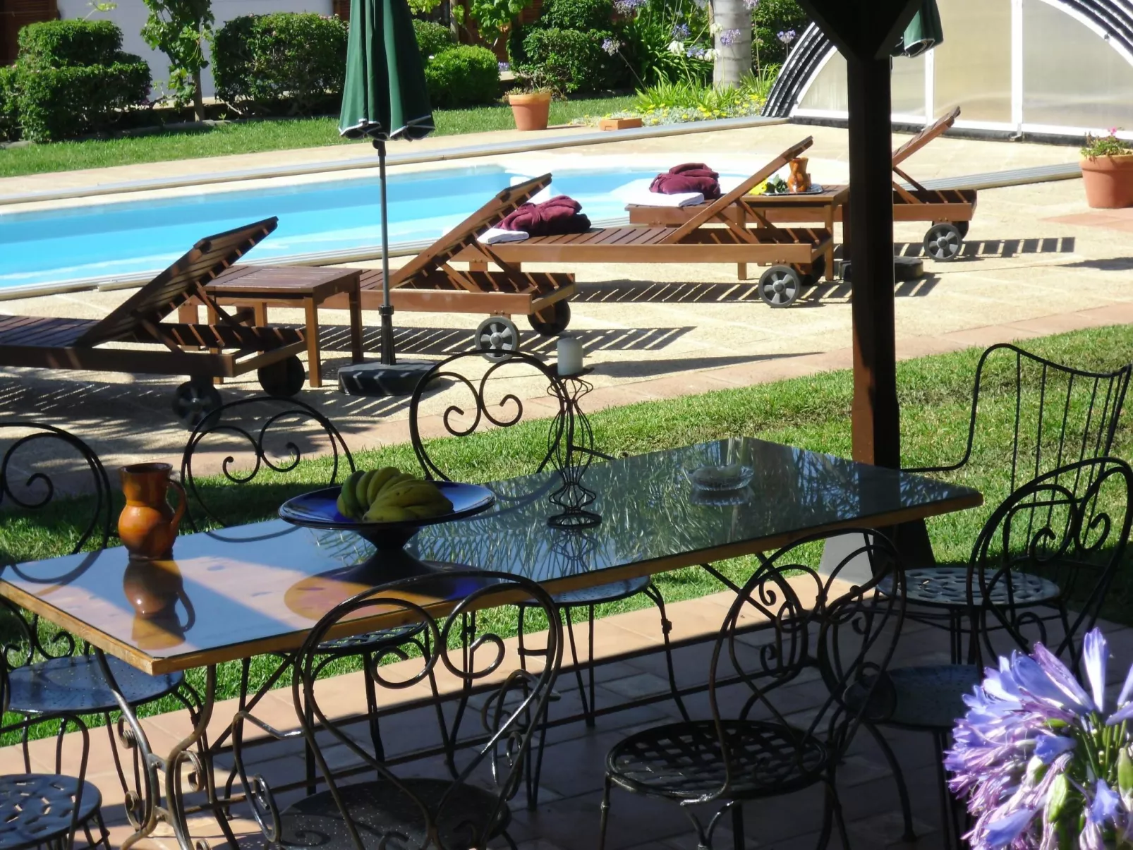 Romantisches Landhaus mit Pool-Buiten