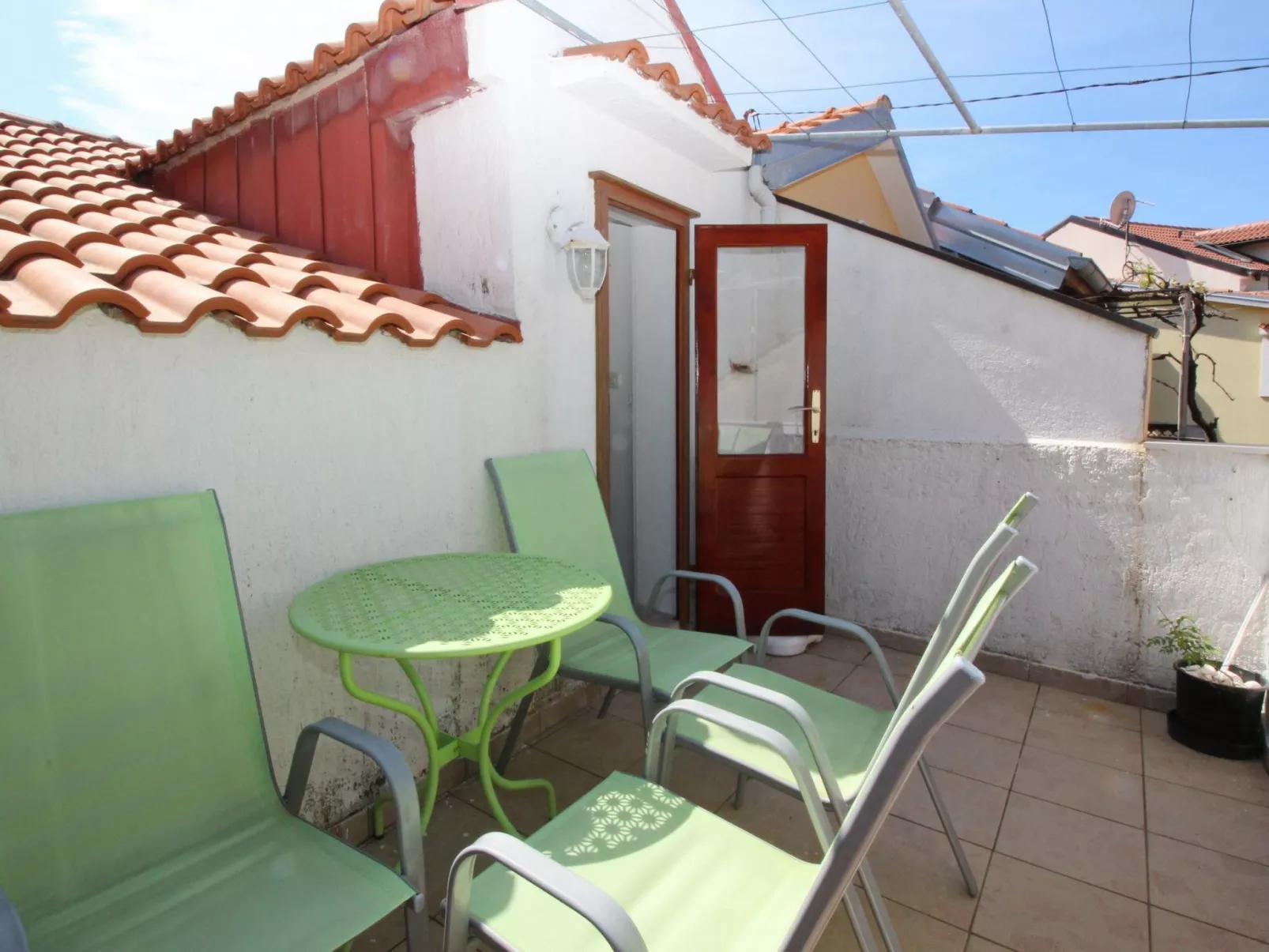 Appartement in Baška mit Eigenem Balkon-Buiten