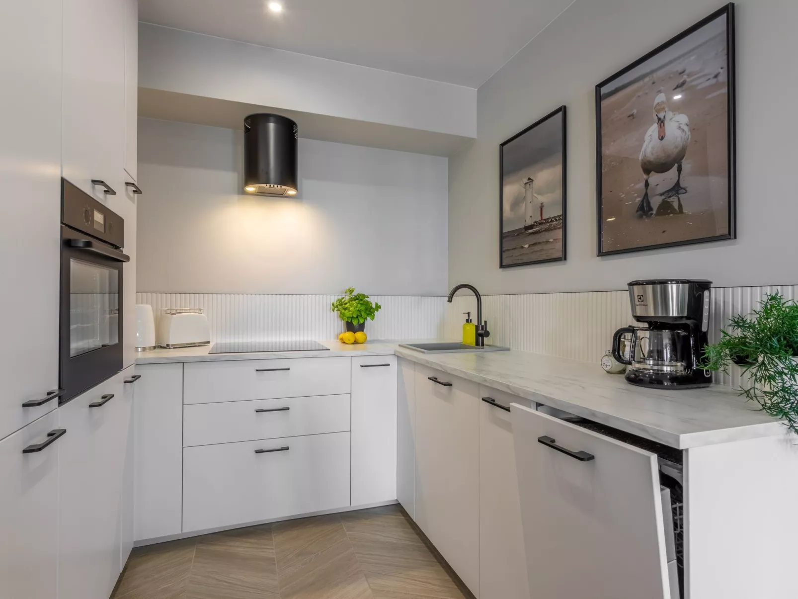 Concha mit Blick auf den Hafen-Binnen