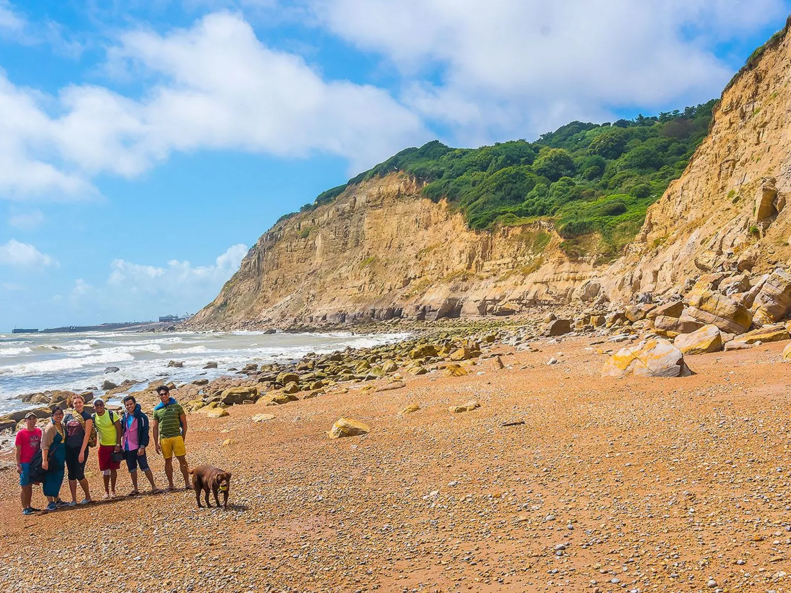 Schönes Ferienhaus in Hastings mit Whirlpool, Terrasse und Garten-Buiten