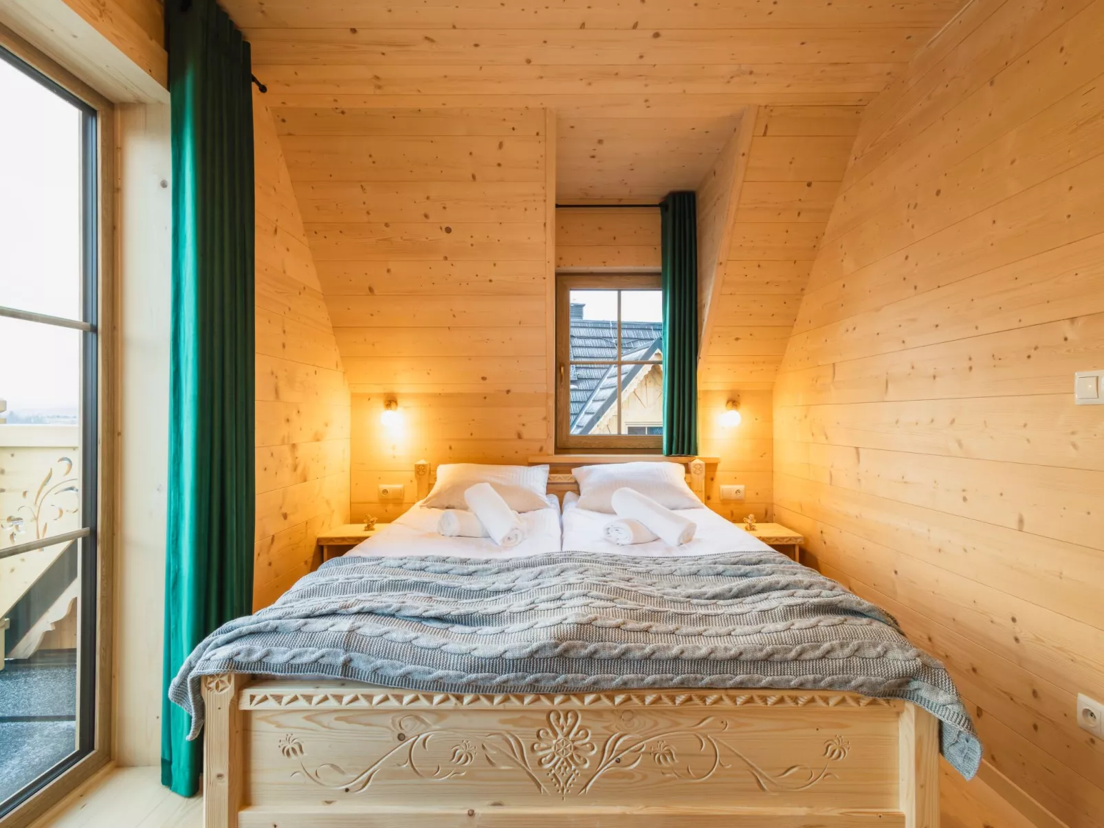 Krokus Tal Dorf unter der Tatra-Binnen