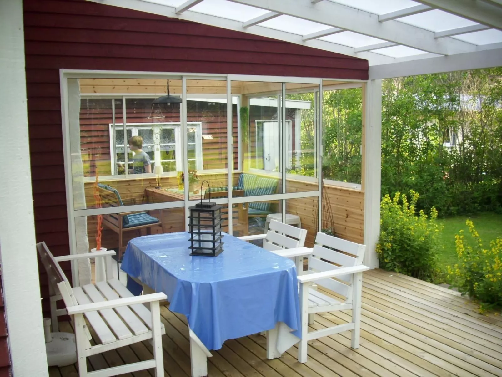 In Karlsborg mit Offenem Kamin-Buiten