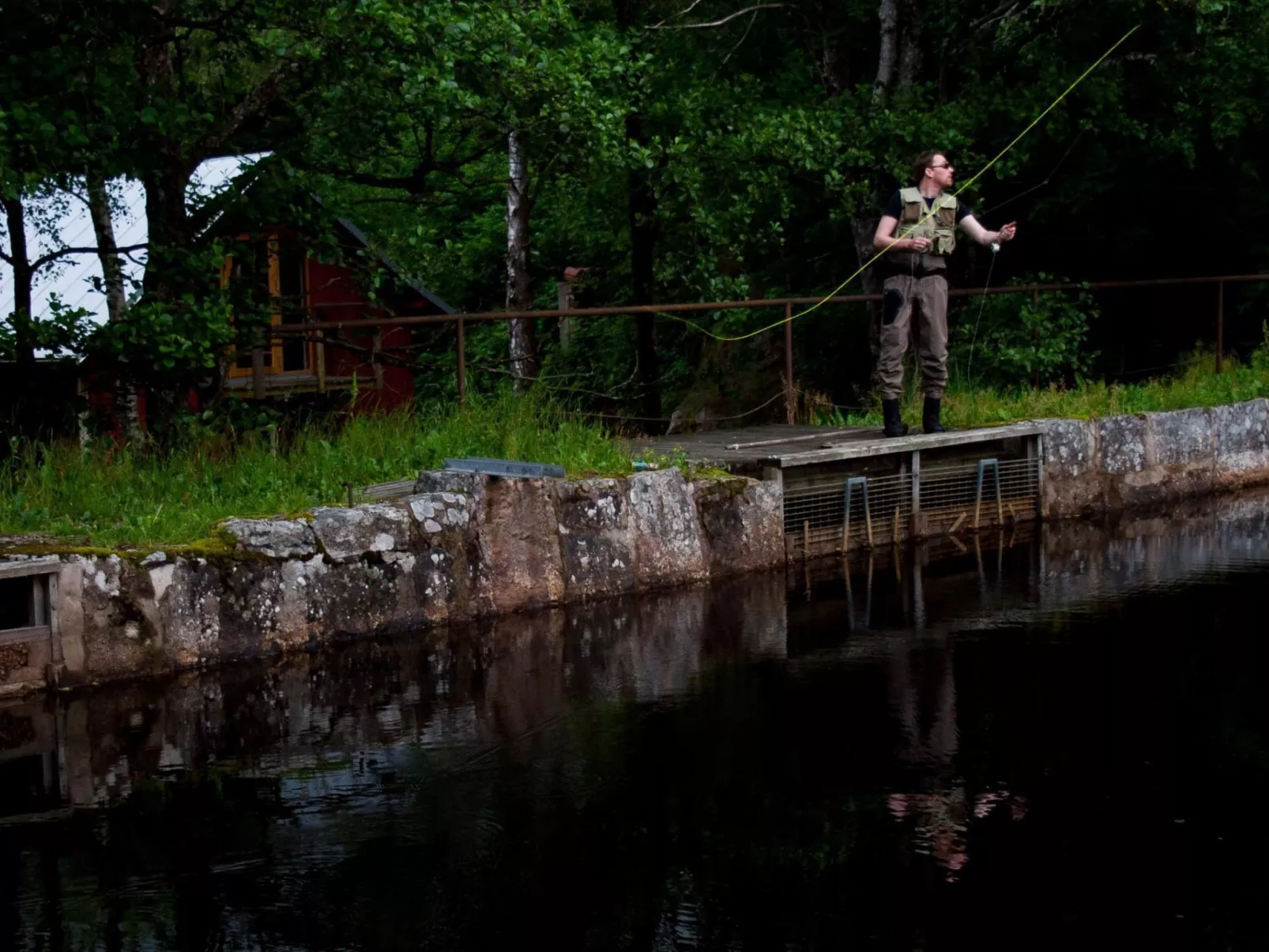 Direkt am See gelegen-Buiten
