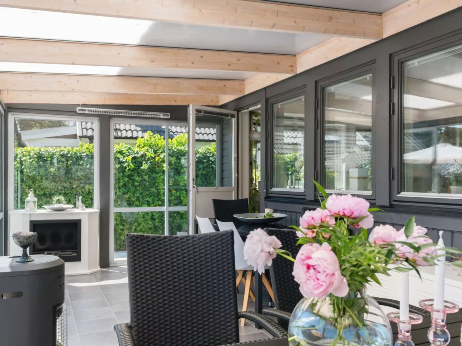 "Paradisvägen" direkt am Strand