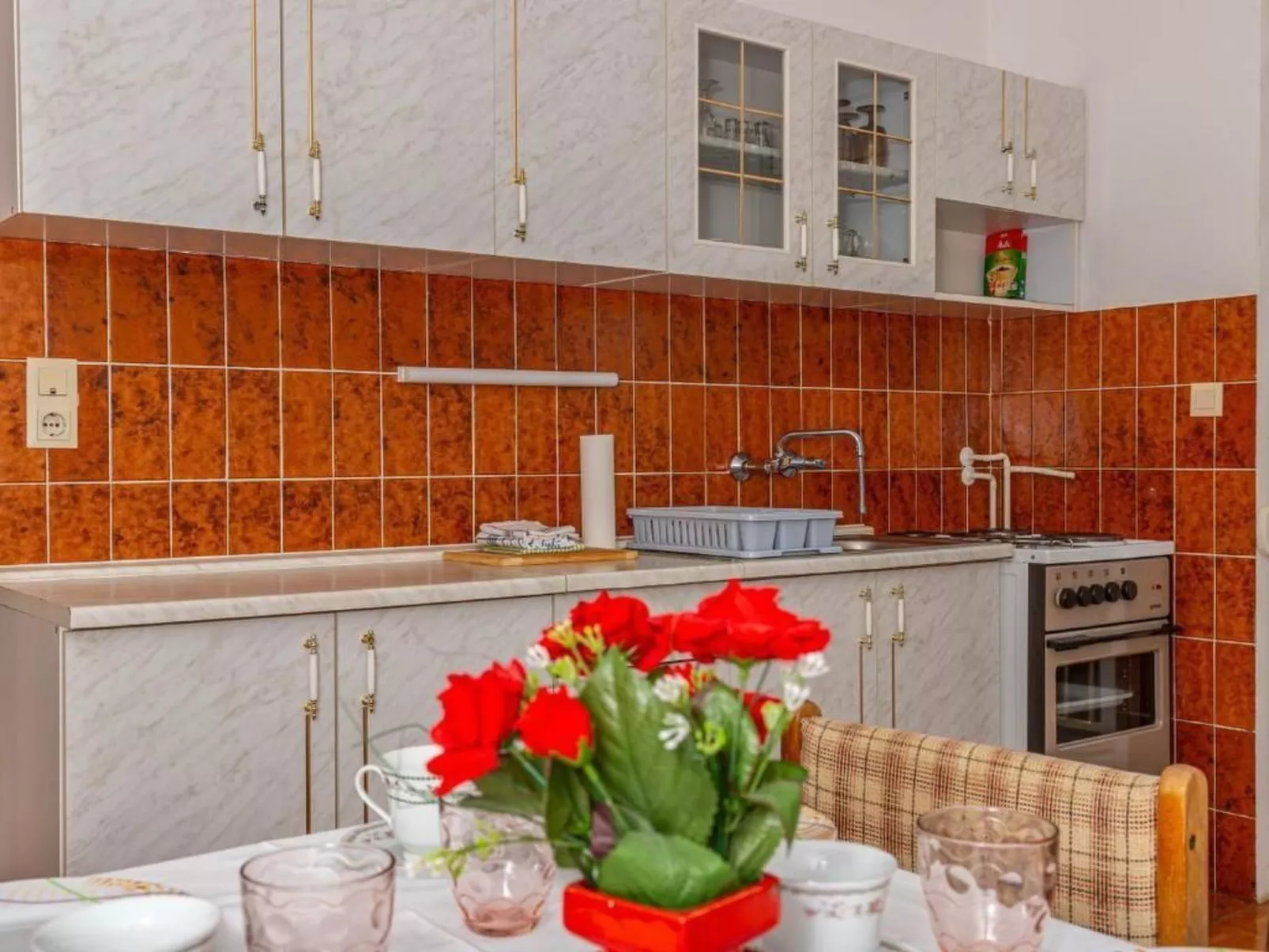 Wohnung in Dramalj und Meerblick-Binnen