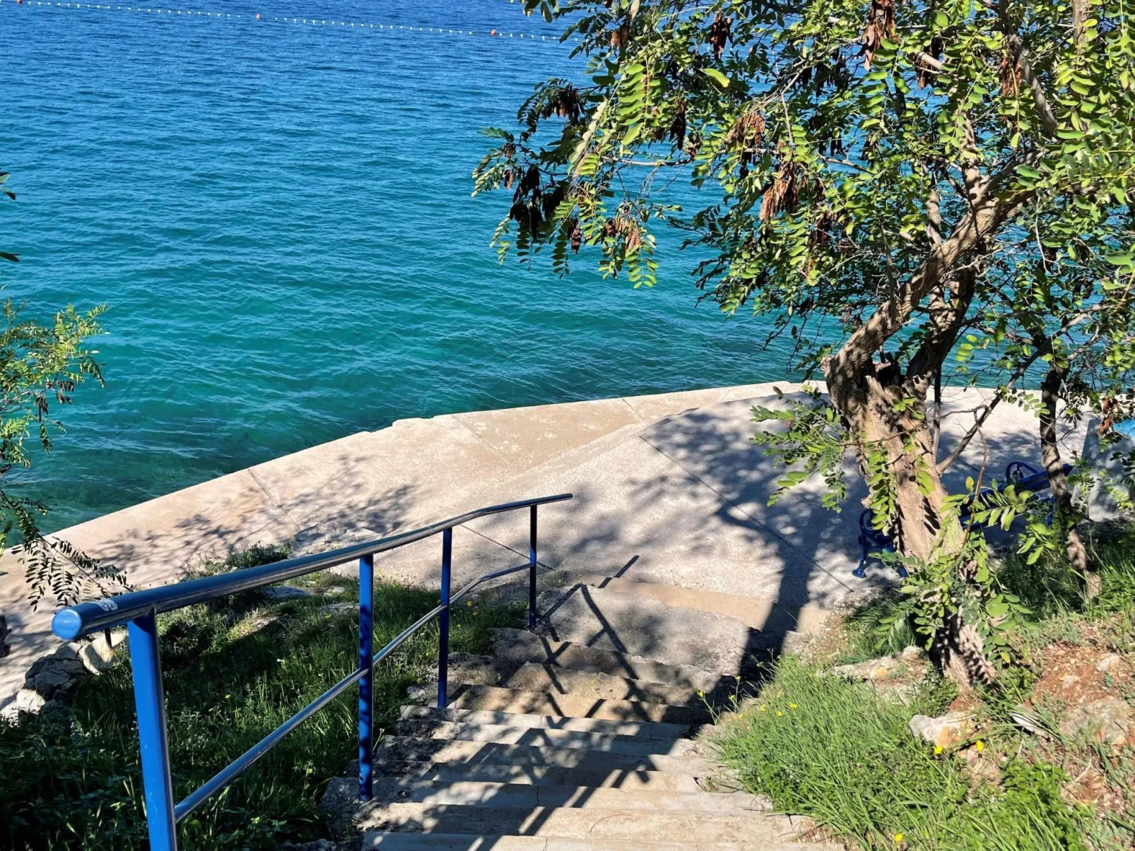Apartment Gorisek mit Meerblick-Buiten