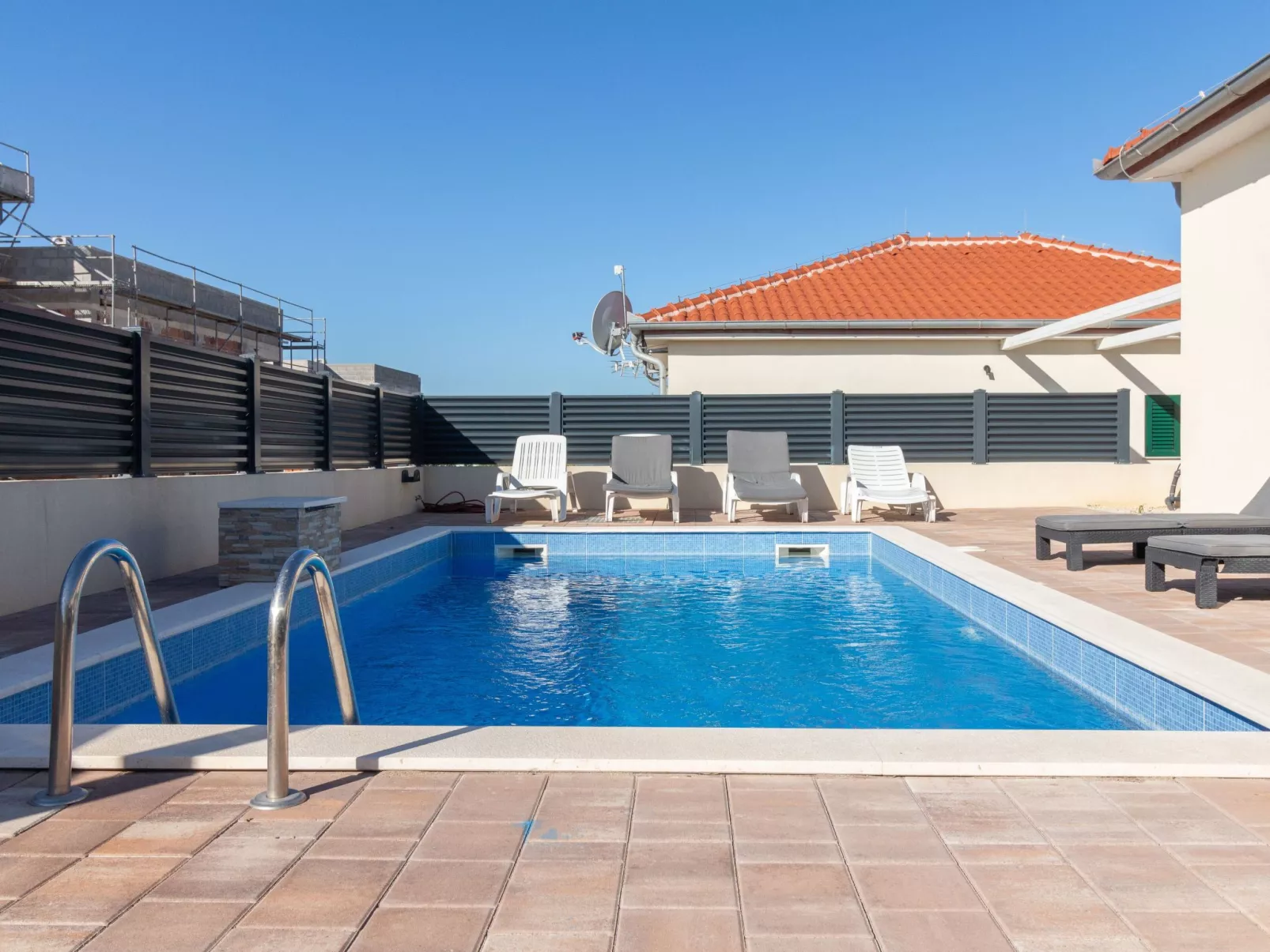 Villa in Vrsi 01 mit beheiztem Pool - TA Leut Agency-Buiten