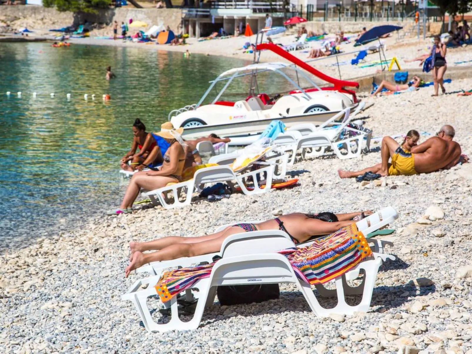 Wohnung in Banjole mit großem Garten-Buiten