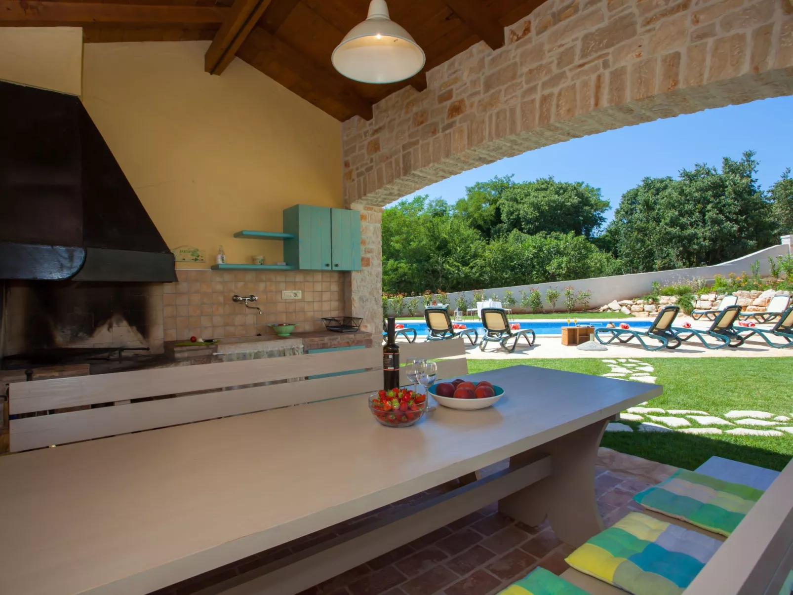 Luxusvilla "Azzurra" mit beheiztem Pool-Buiten