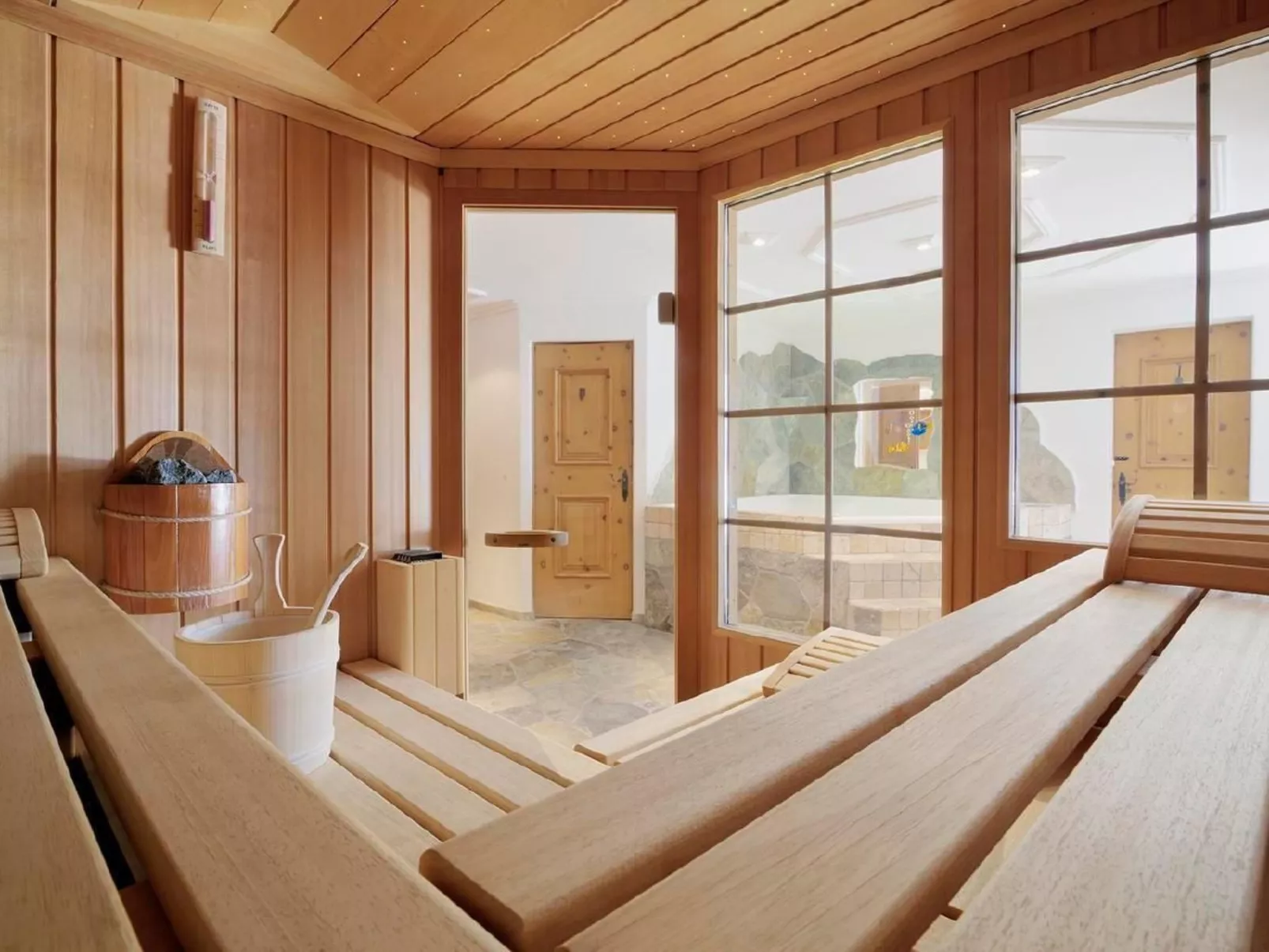 Chesarina Chalet-Binnen