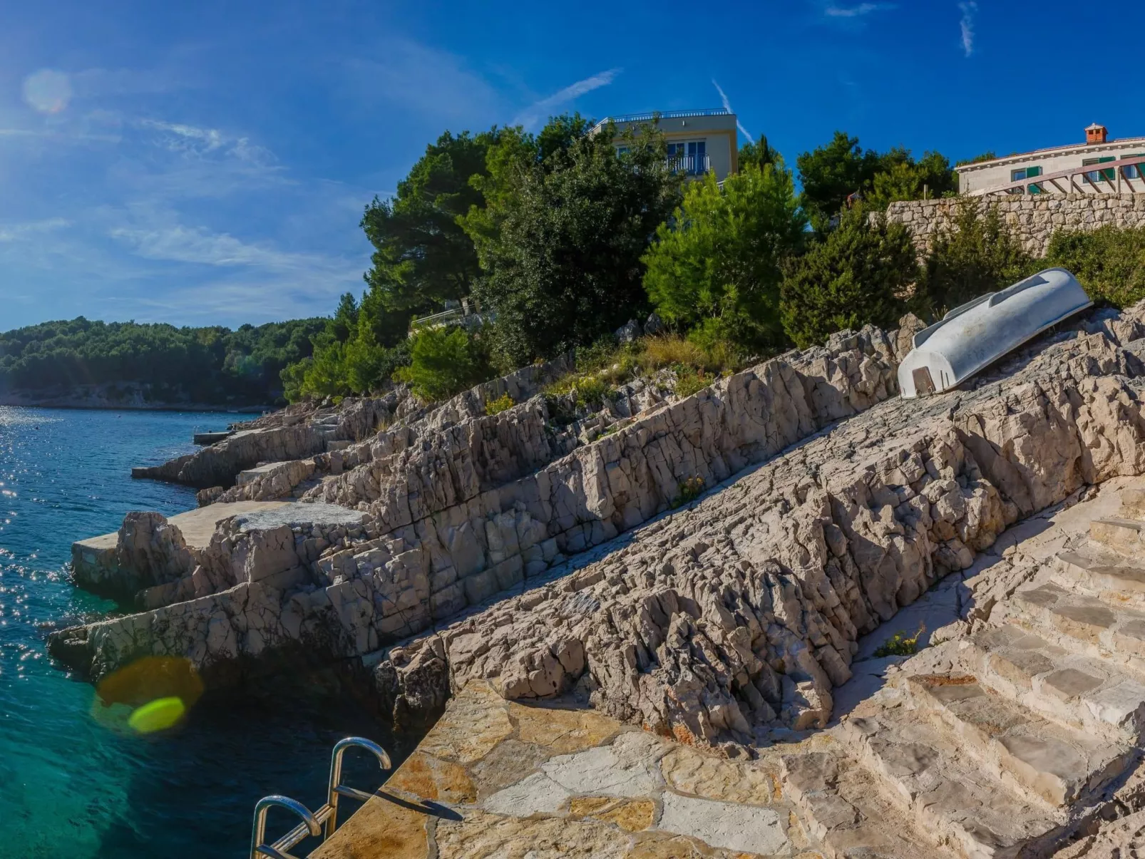 Ferienvilla "Osibova" mit Blick auf das Wasser-Buiten