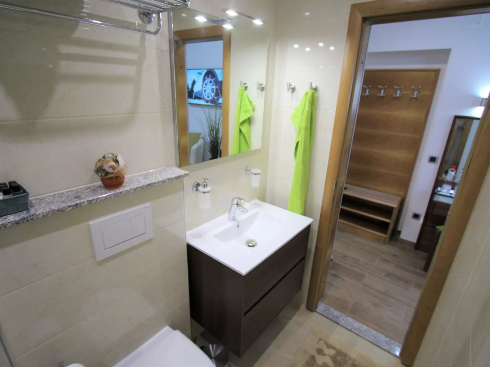 Appartement Silvia mit Terrasse und Meerblick-Binnen