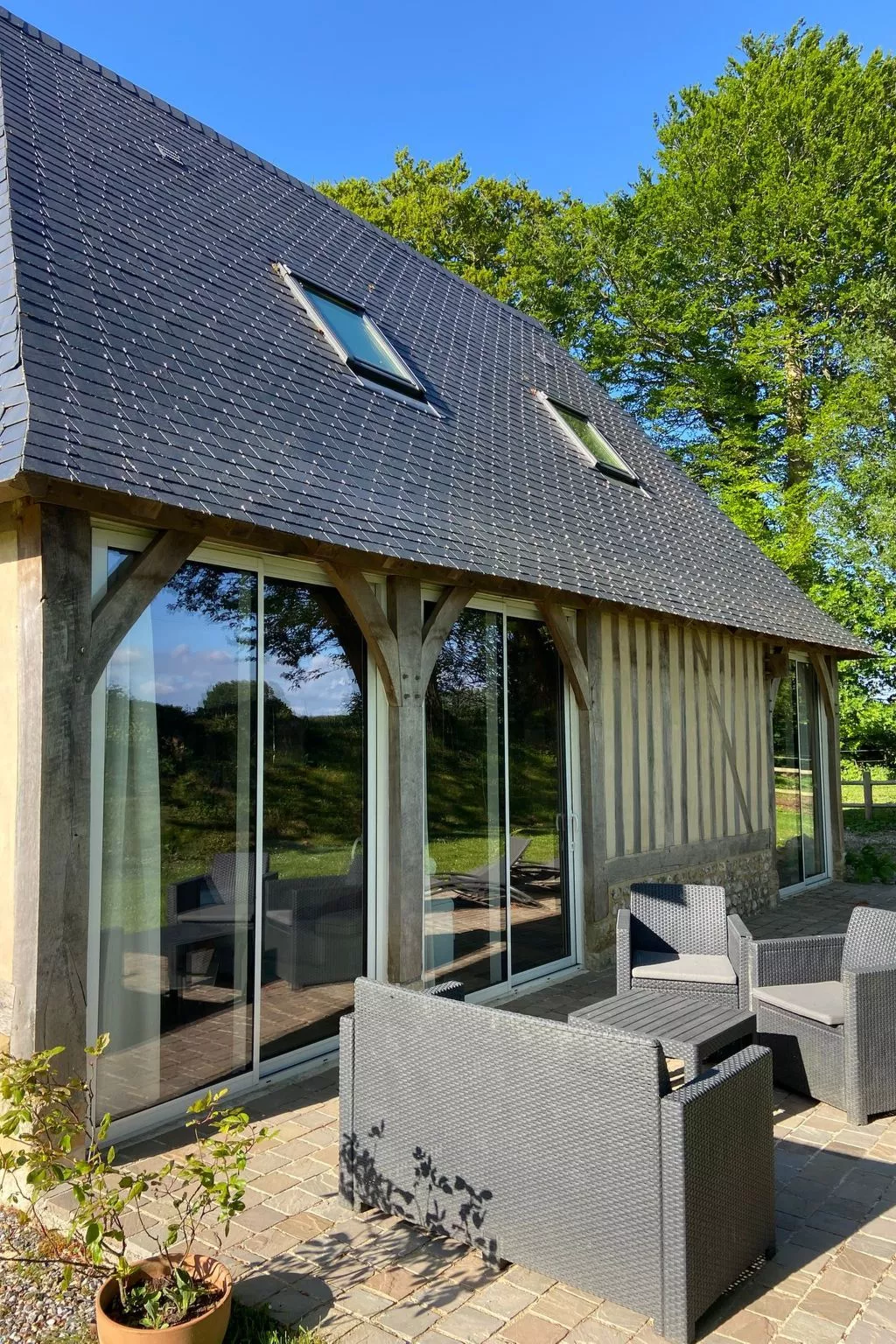 Neues normannisches Ferienhaus mit Charme die Kastanienbäume-Image-tags.info