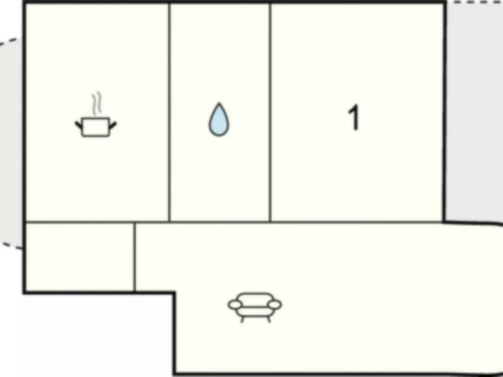 In Karlshorst mit Terrasse-Binnen