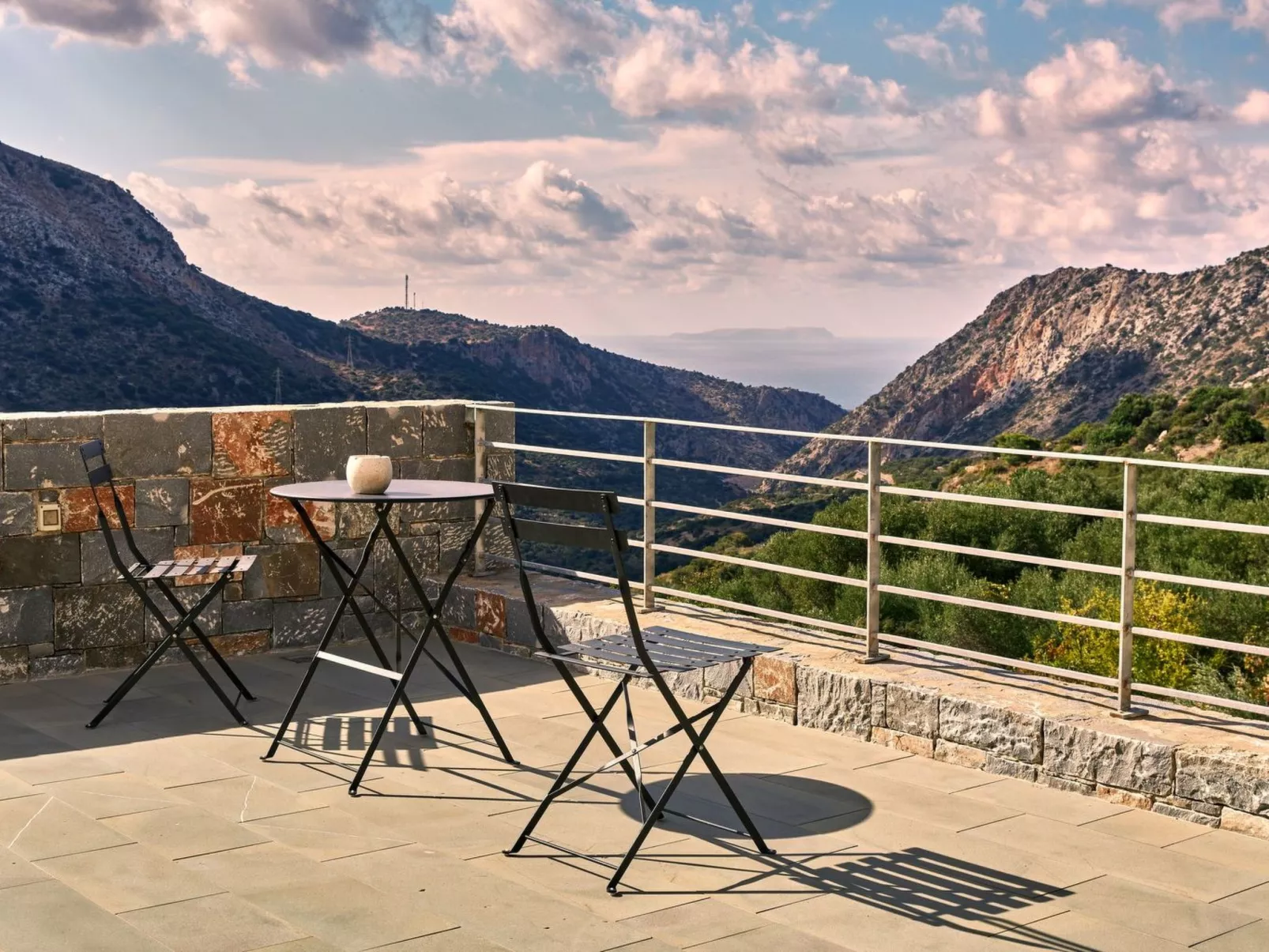 Villa Adagio mit Privatpool in Vrachasi, Kreta-Buiten